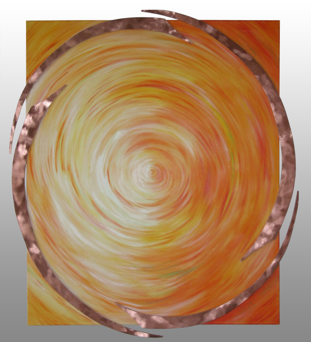 'Jupiter' - verkauft - Kupfer - 120 x 100 cm