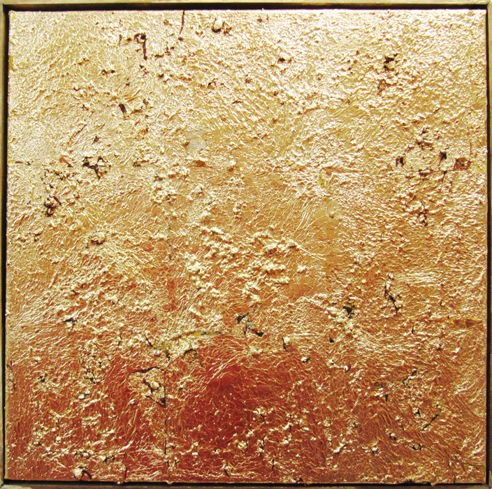 'Goldene Erde' - 430,00 €<br />inkl. Messingrahmen (massiv)